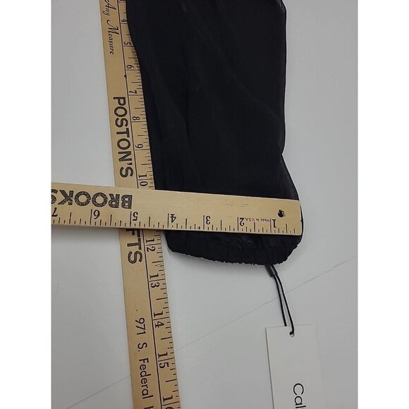 Calvin Klein Pencil Dress Women's Size 14 New with Tags Black Faux Leather - Picture 6 of 9